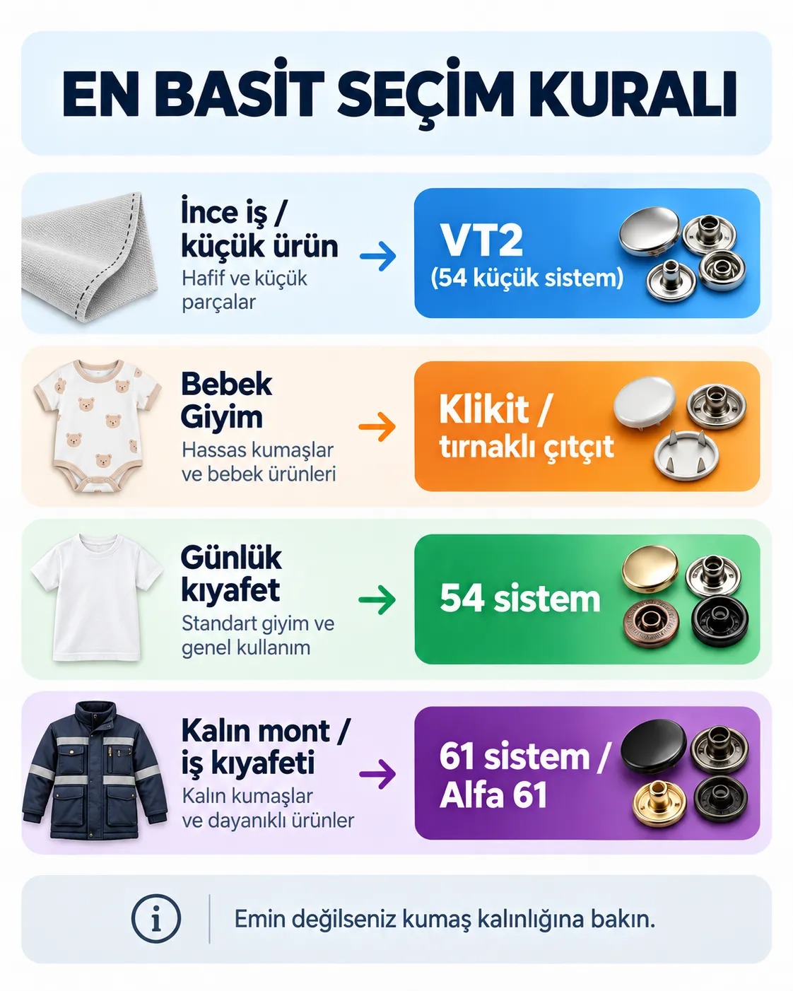 Çıtçıt seçim rehberi